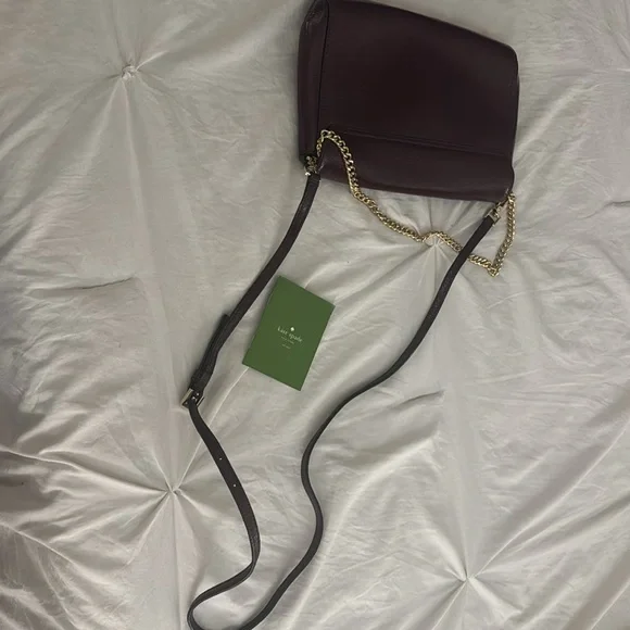 Kate Spade Brown Leather Crossbody Bag - Picture 6 of 8